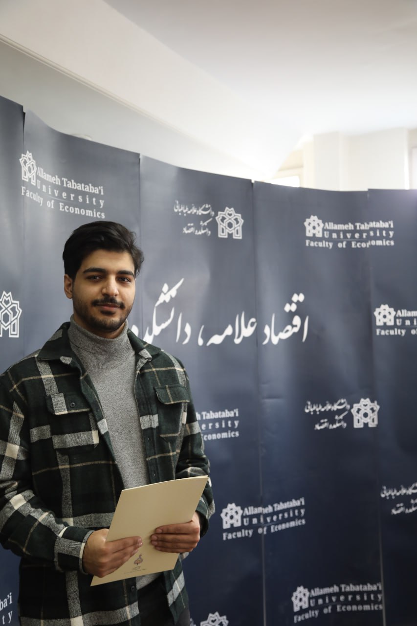 Award ceremony participant portrait